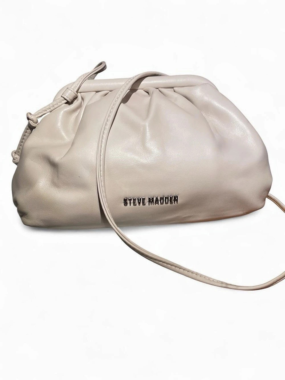 Steve Madden Bgala Clutch Crossbody cream Shoulder Bag